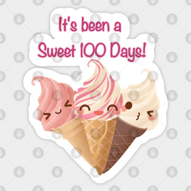 Teaching 100 days Sticker by FamilyCurios